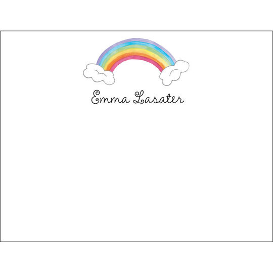 Over the Rainbow Flat Note Cards